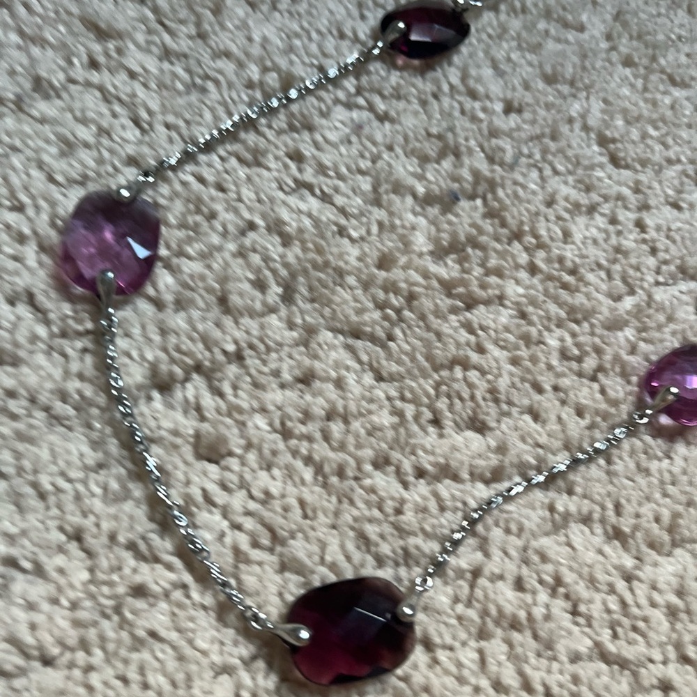 J. Crew Purple Necklace